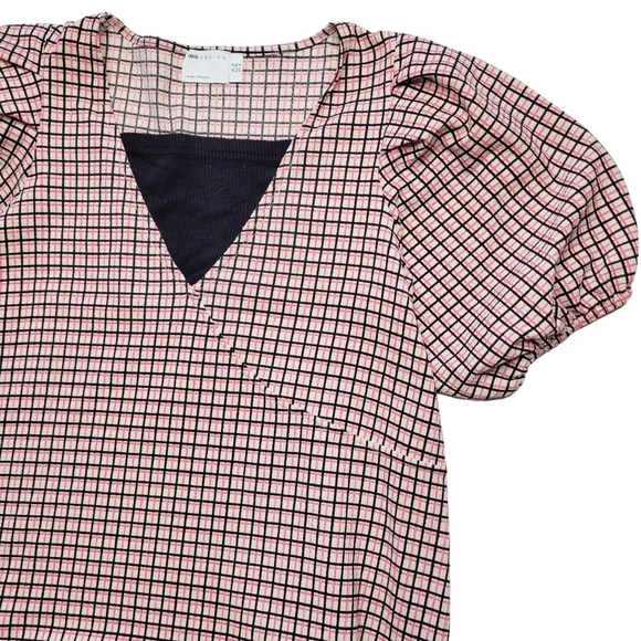 ASOS Checkered Midi Dress - Black and White - Picture 4 of 12